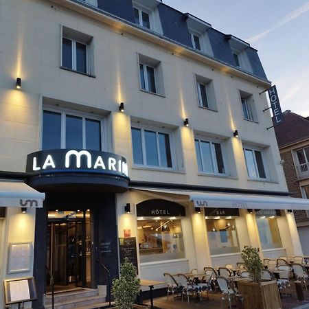 Le Grand Hotel De La Marine "Face A La Mer" Port-en-Bessin-Huppain Exteriör bild